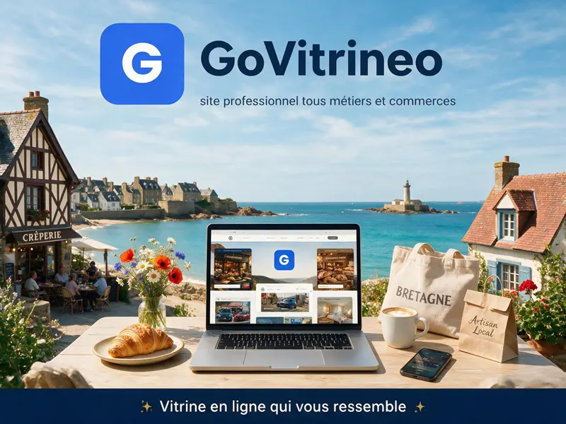 Création de site internet en Bretagne — Site vitrine professionnel 349€ livré en 72h