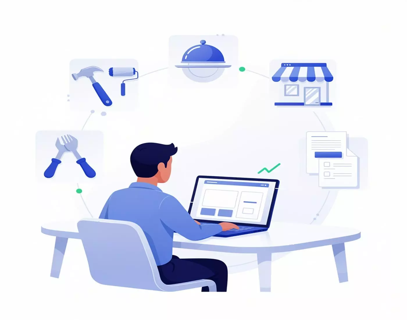 Création d'un site internet professionnel pour une entreprise avec accompagnement GoVitrineo