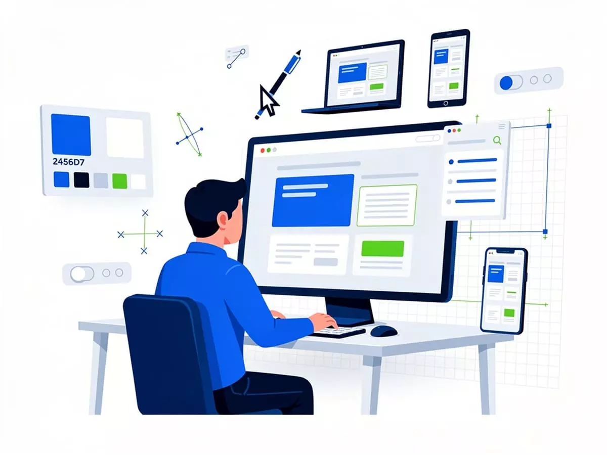 Conception d'un site internet professionnel personnalisé adapté à l'activité d'une entreprise