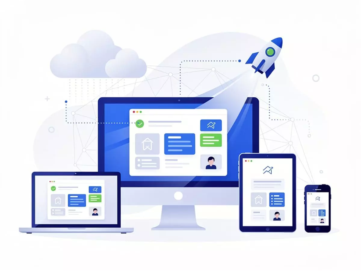 Mise en ligne d'un site internet professionnel après validation du client