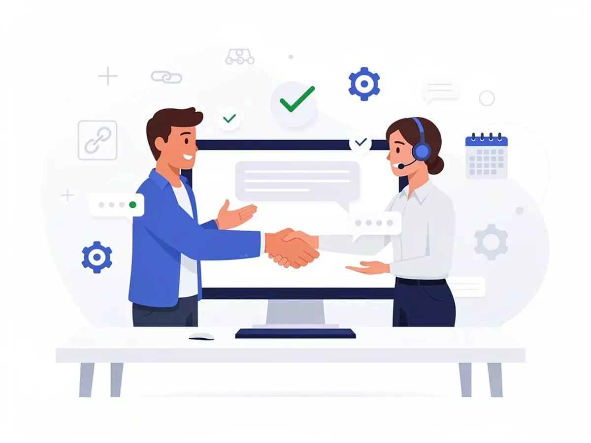 Accompagnement d'une entreprise après la création de son site internet professionnel